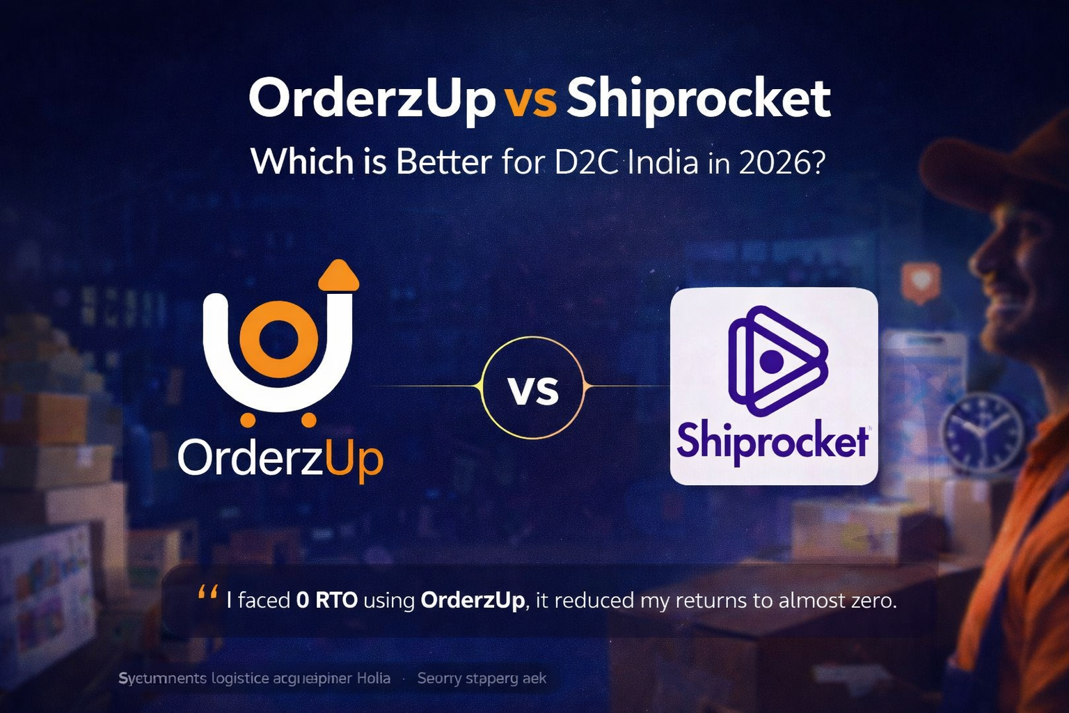 OrderzUp vs Shiprocket: Automation & AI in Indian D2C Shipping (2026)