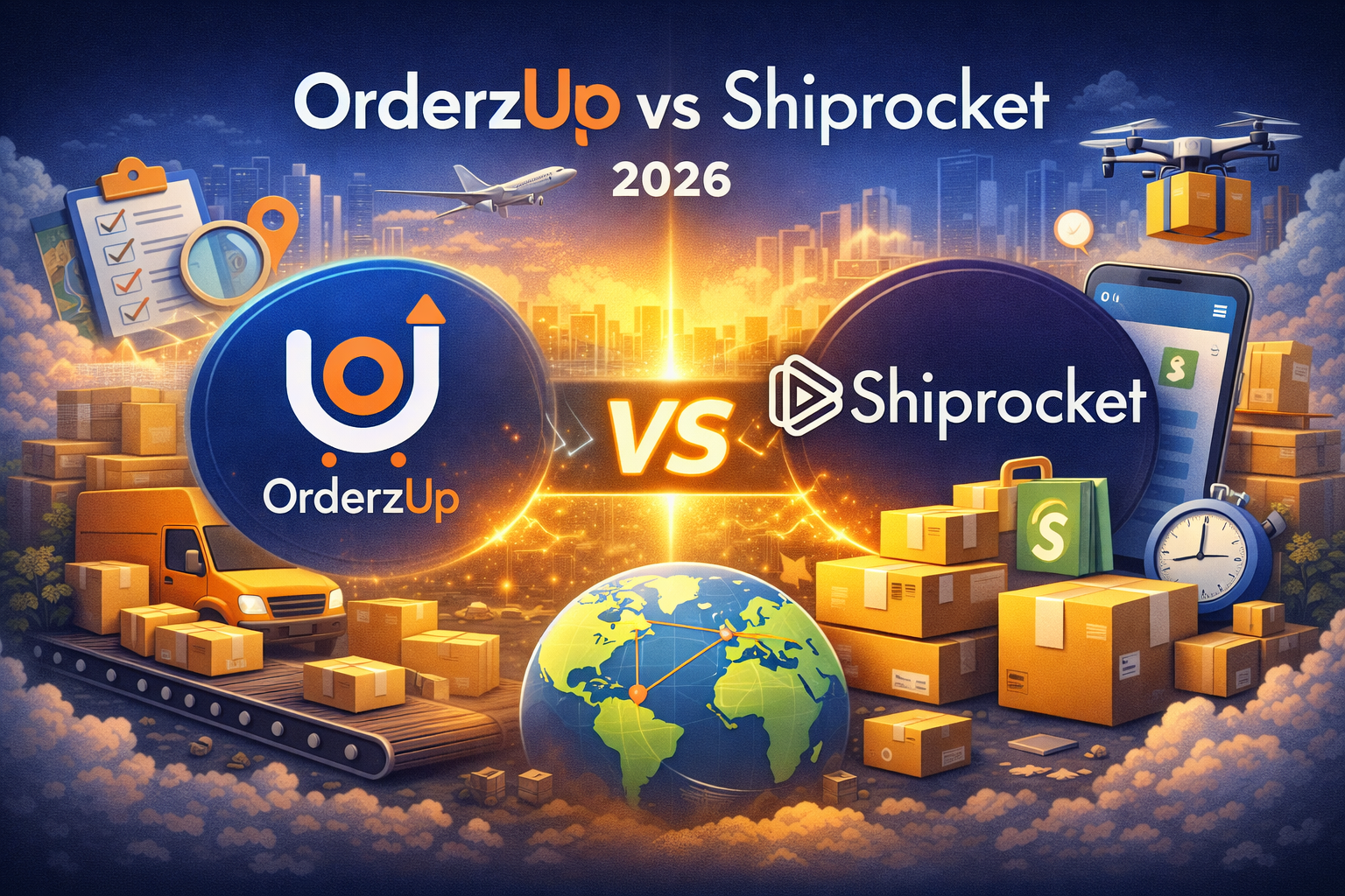 OrderzUp vs Shiprocket: A Shipping Aggregator Comparison for Indian D2C & Shopify Sellers